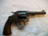 COLT M1909 NEW SERVICE ARMY MODEL .45 LONG COLLT DA REVOLVER. MINE HAS A MODIFIED FRONT SITE. COLT’S DATE OF MFG SAYS MFG IN 1911.