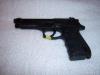 M9 Beretta  Model 92FS 9mm 15 shot semi auto pistol.   This is the current issued sidearm.  Mine is a M92FS Beretta Desert Storm limited edition that I purchased  in 1992 just after the Gulf War ended (Operation Desert Storm).  I used this every year in t