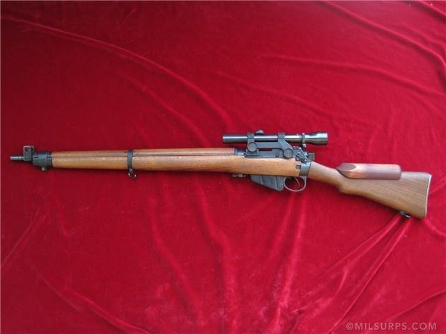 Milsurps Knowledge Library - 1942 No.4 Mk1*(T) Savage Sniper Rifle (less  scope)