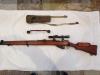 1916 Lithgow HT ( High Mount) with Scope Can and scope covers original, rifle Serial #44462, Scope No#905